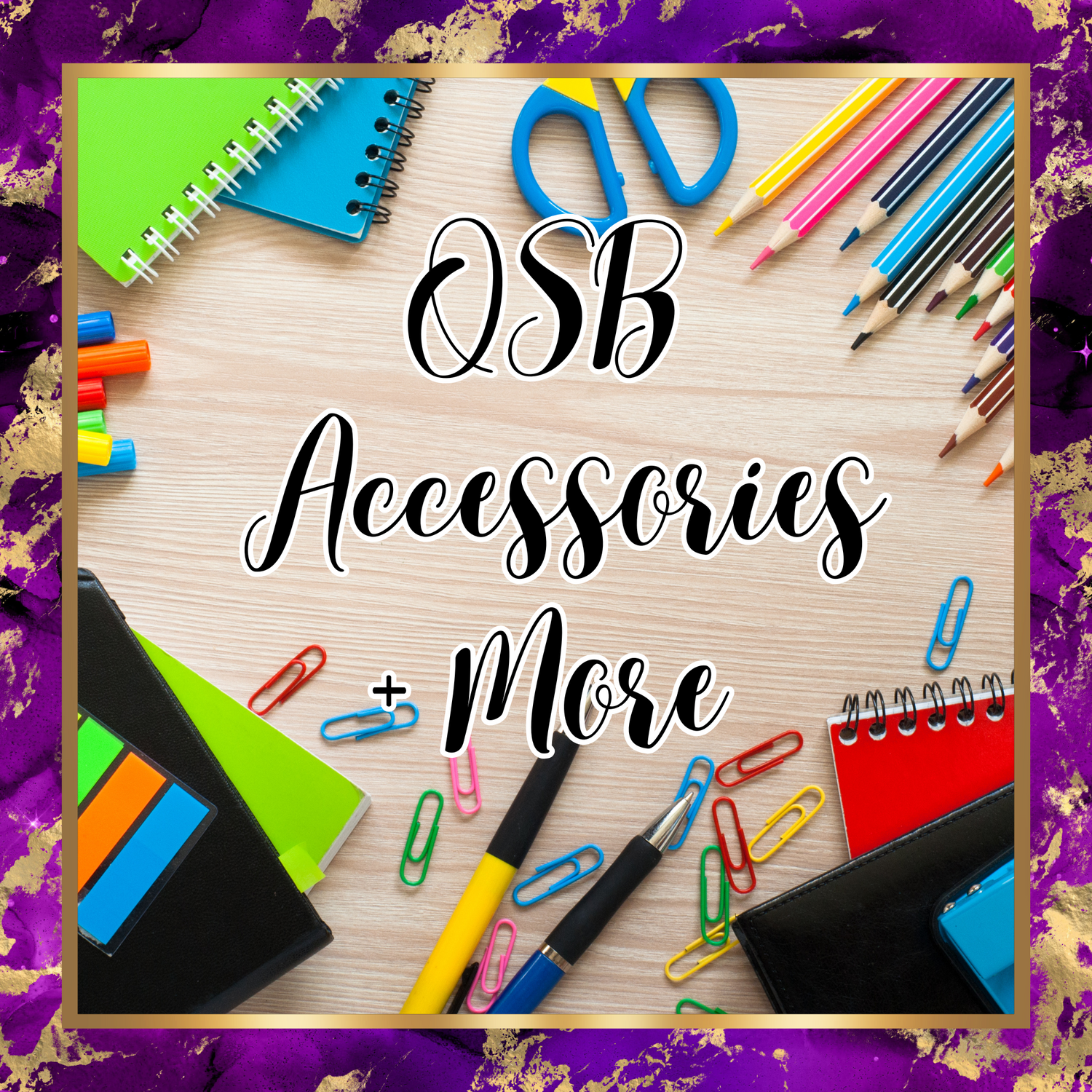 QSC Accessories + Custom Items & more