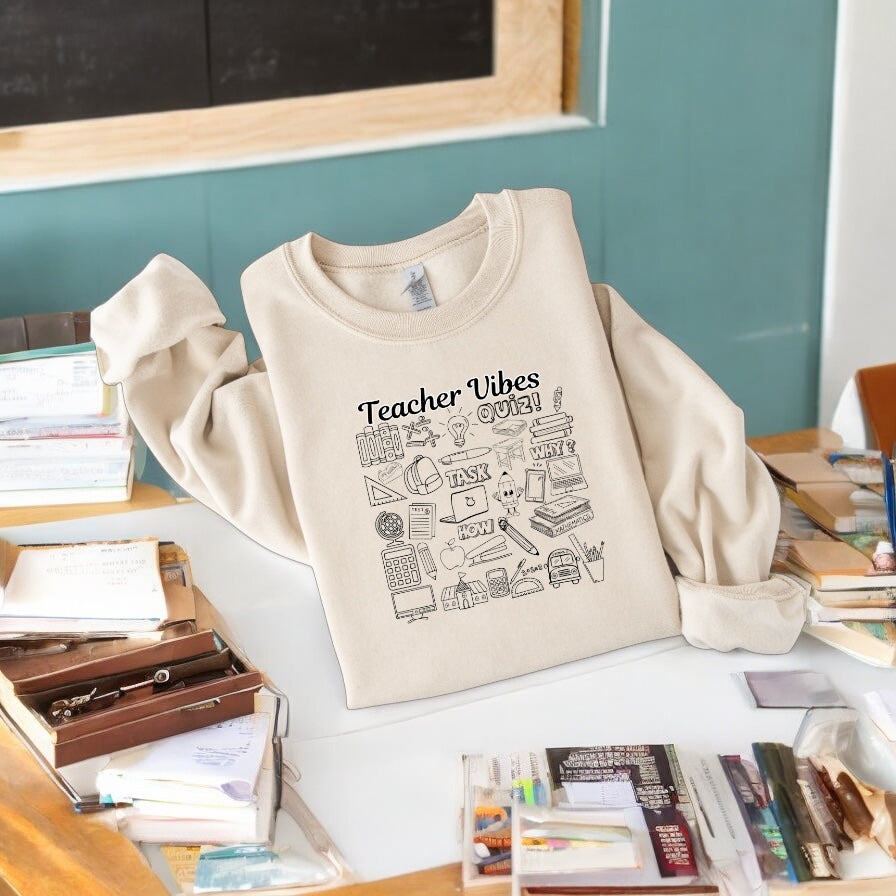Teacher Vibes Sweatshirt