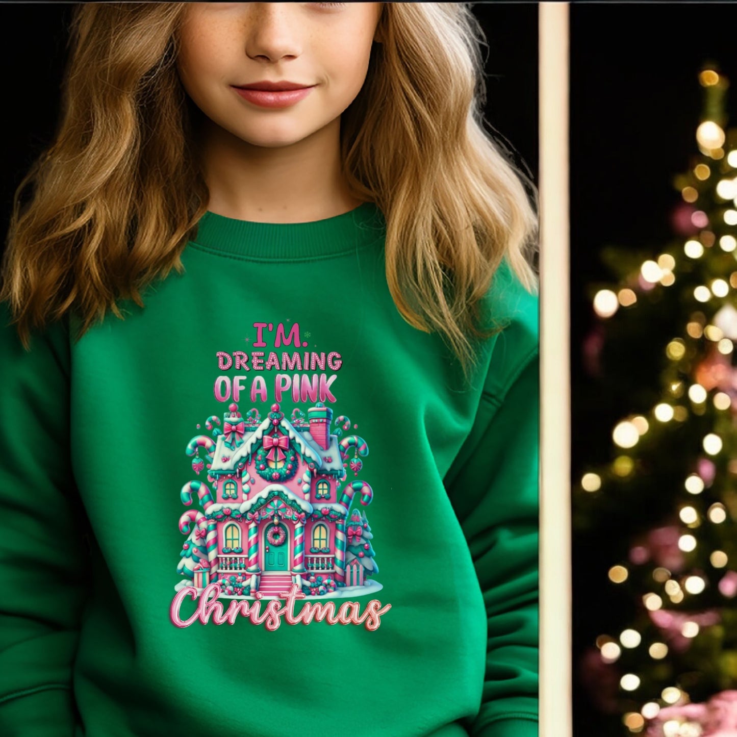 Dreaming of a pink Christmas Sweatshirt