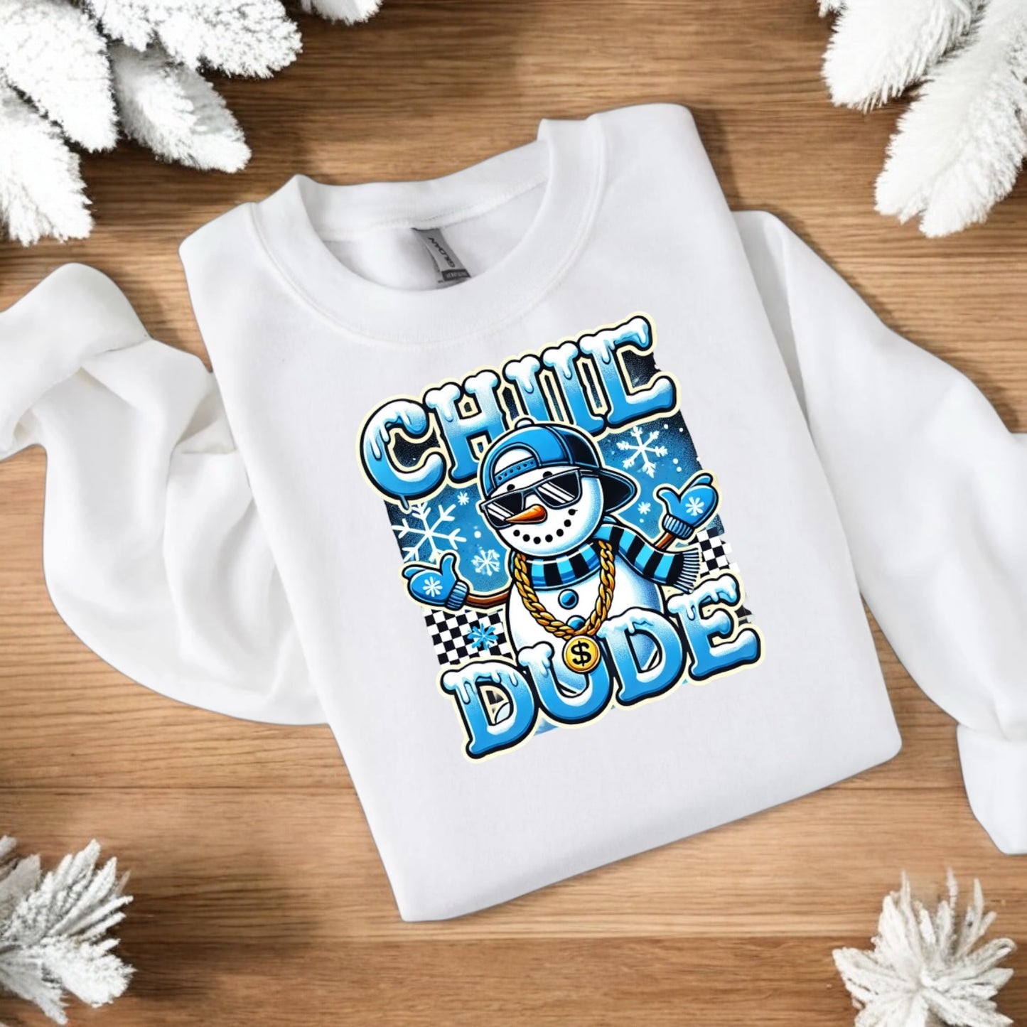 Chill Dude Snowman Sweatshirt