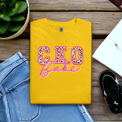 Leopard CEO Babe Tshirt