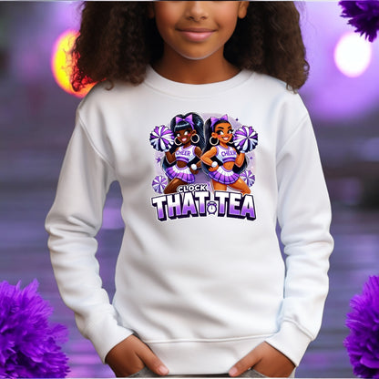 Clocking Cheer Tea Sweatshirt