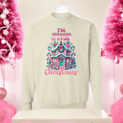 Dreaming of a pink Christmas Sweatshirt