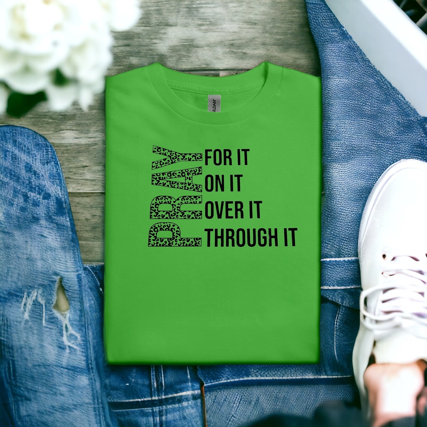 PRAY For On Over It Tshirt