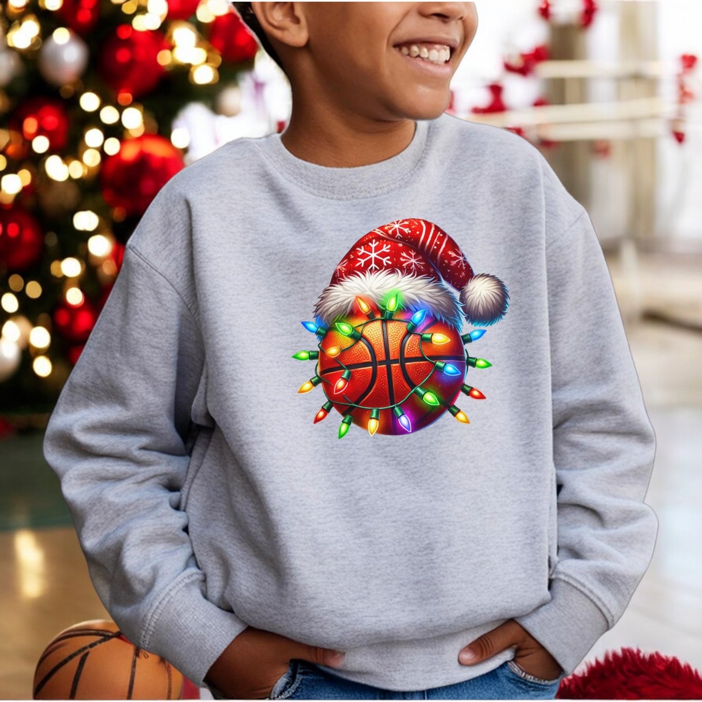 Christmas Hoops Sweatshirt