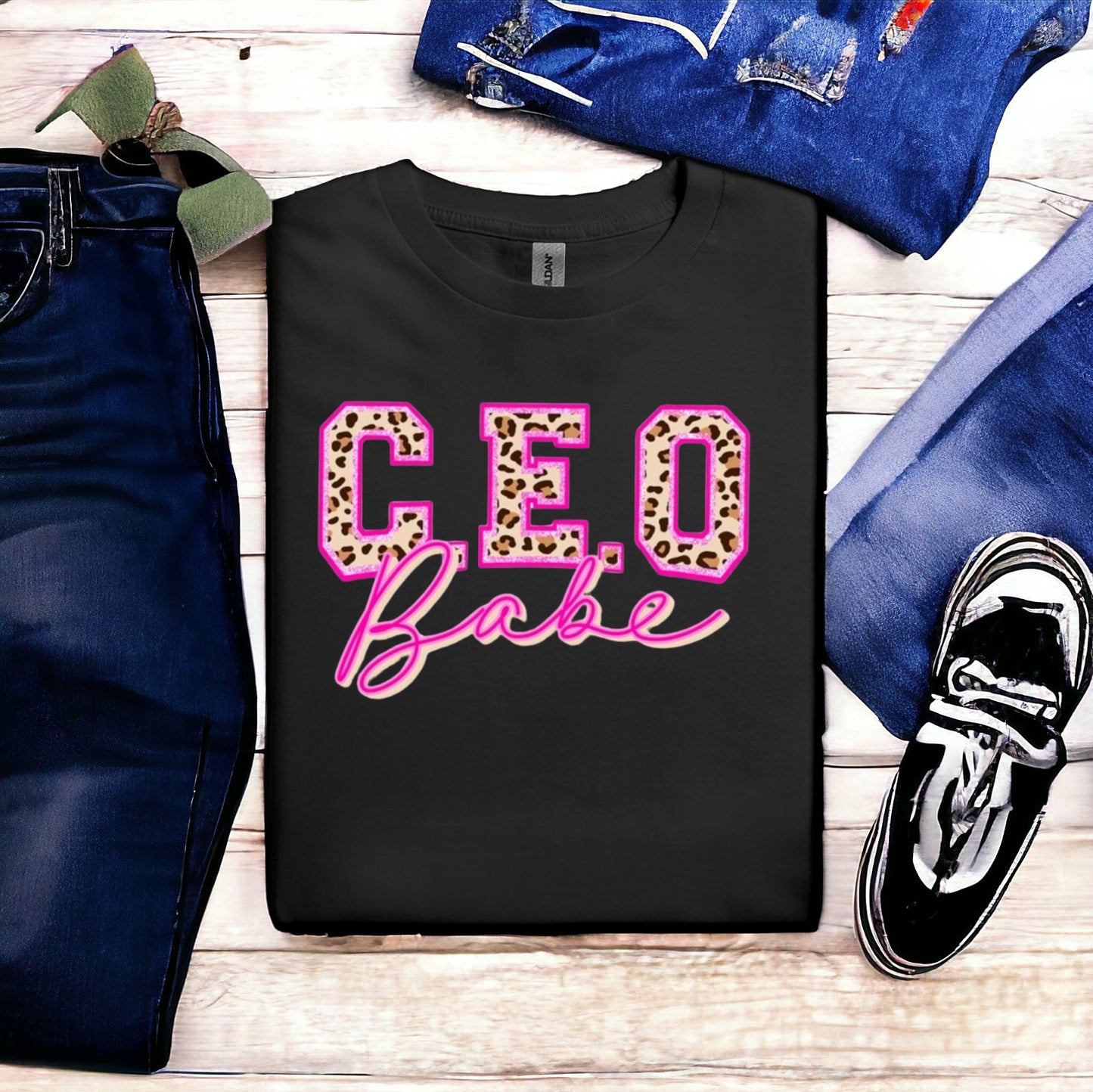 Leopard CEO Babe Tshirt