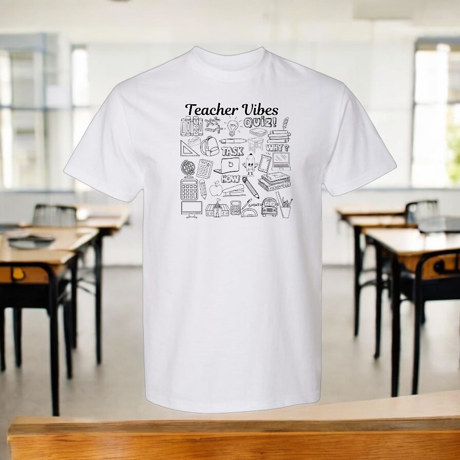 Teacher Vibes Tshirts