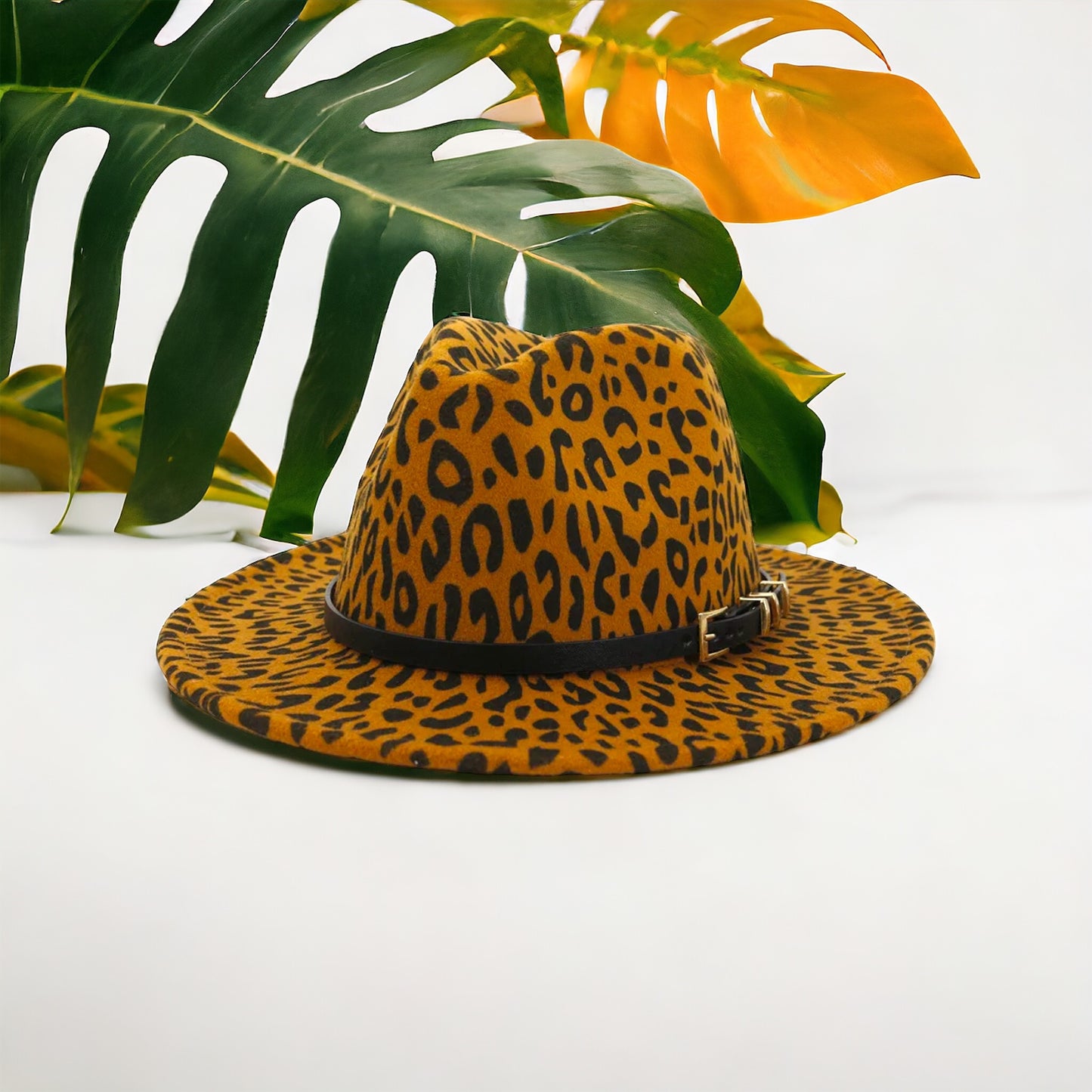 Safari Vintage Leopard Fedora