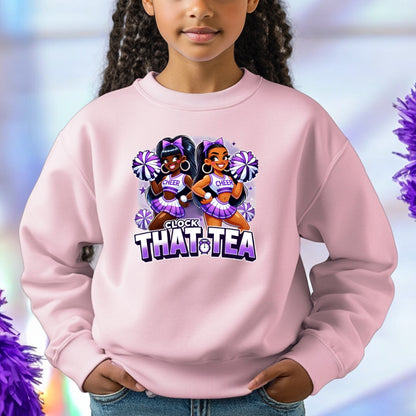 Clocking Cheer Tea Sweatshirt