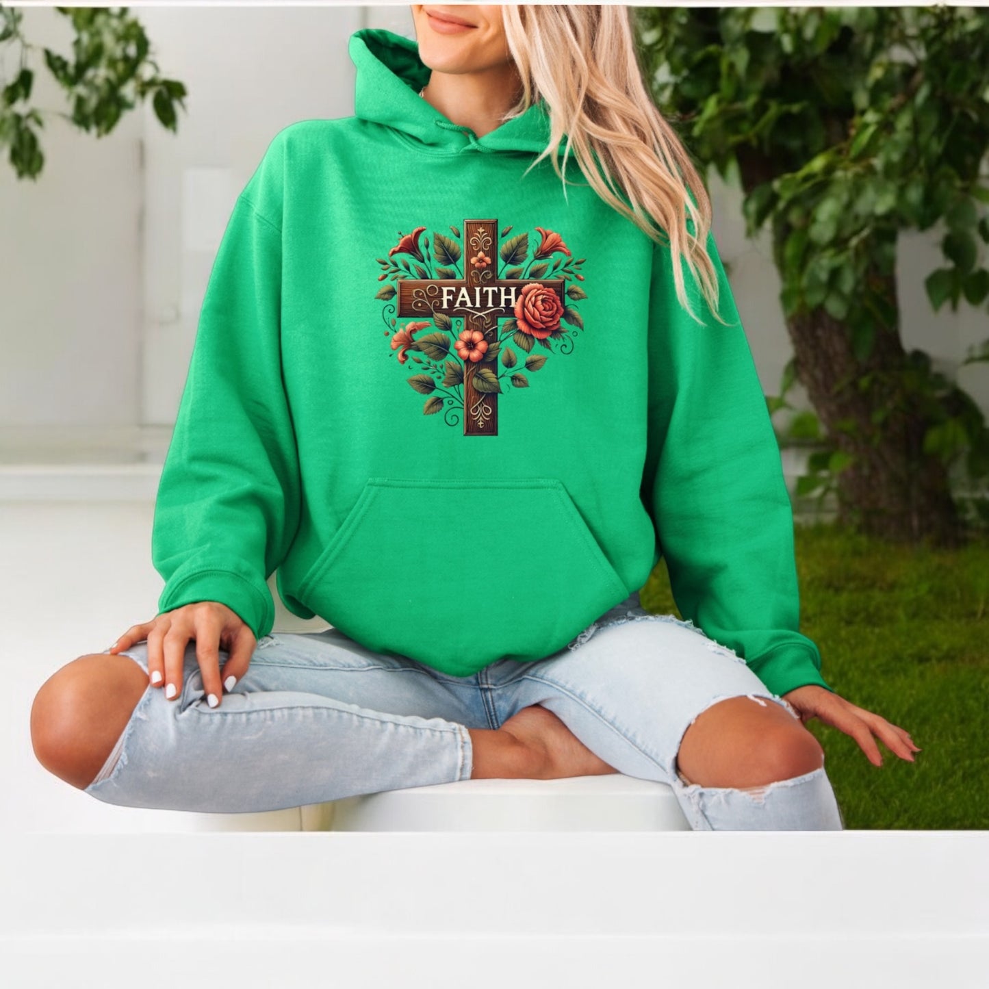 Floral Faith Hoodie