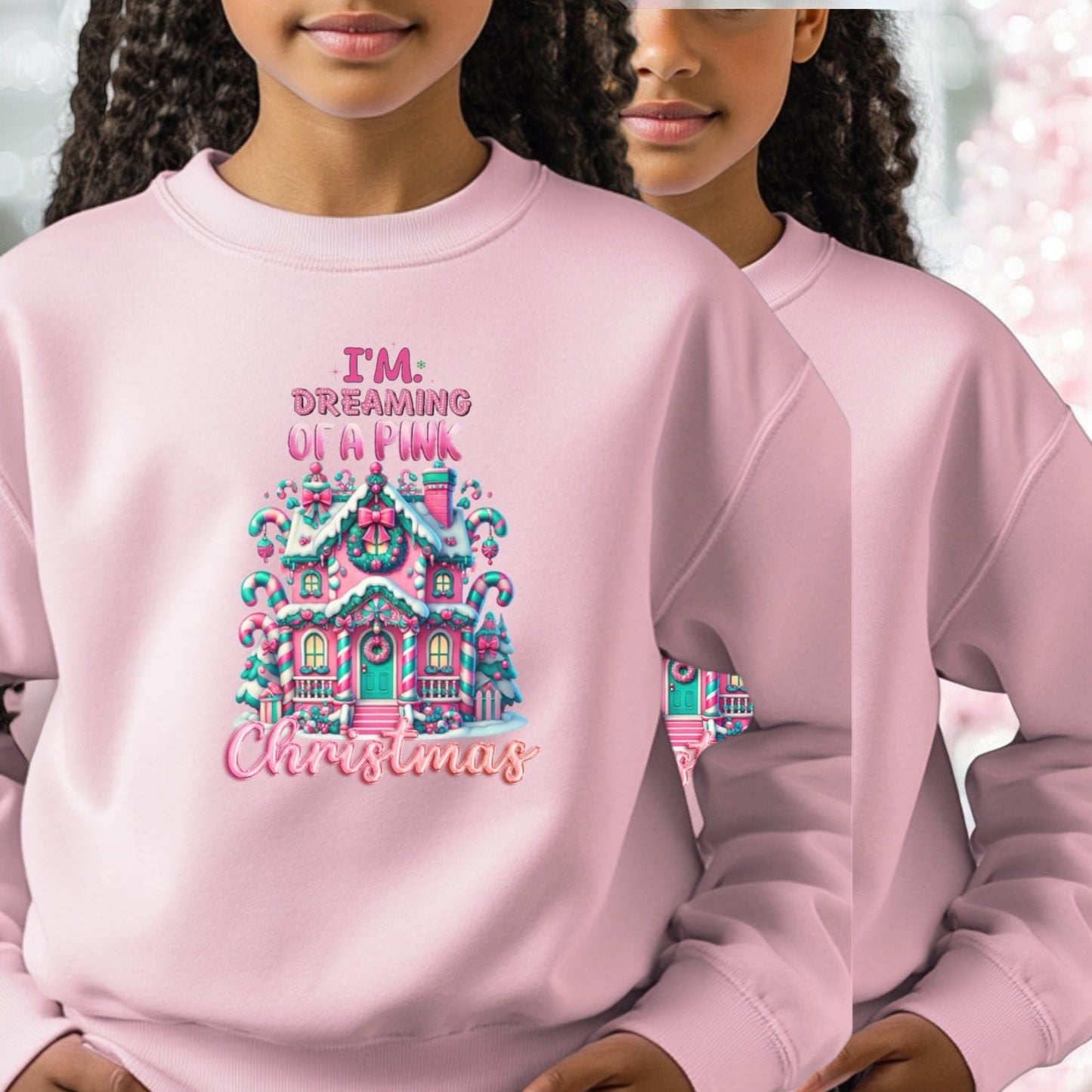 Dreaming of a pink Christmas Sweatshirt