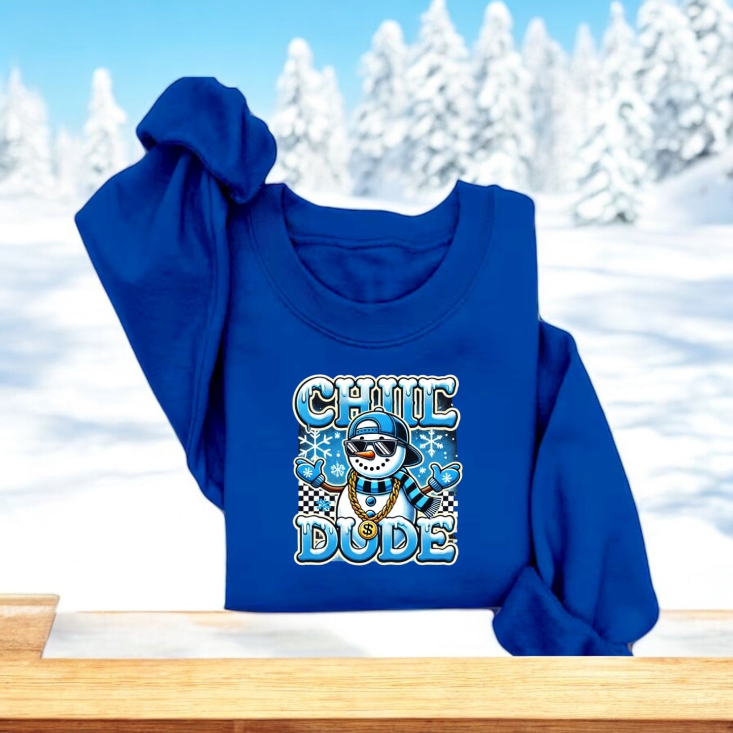 Chill Dude Snowman Sweatshirt