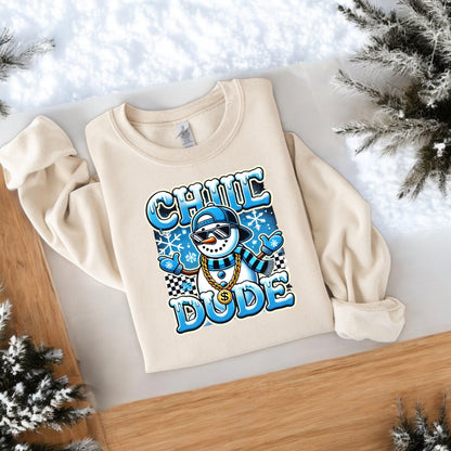 Chill Dude Snowman Sweatshirt