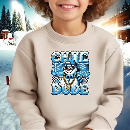 Chill Dude Snowman Sweatshirt