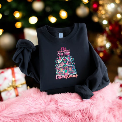 Dreaming of a pink Christmas Sweatshirt