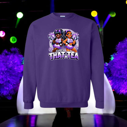 Clocking Cheer Tea Sweatshirt