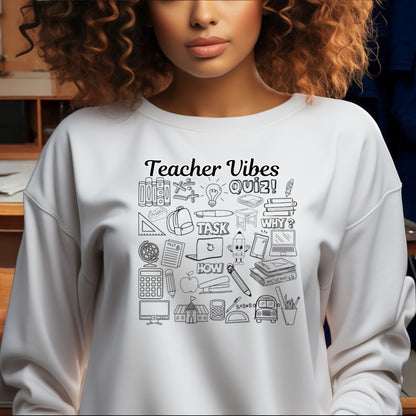 Teacher Vibes Sweatshirt