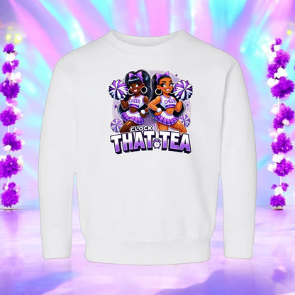 Clocking Cheer Tea Sweatshirt