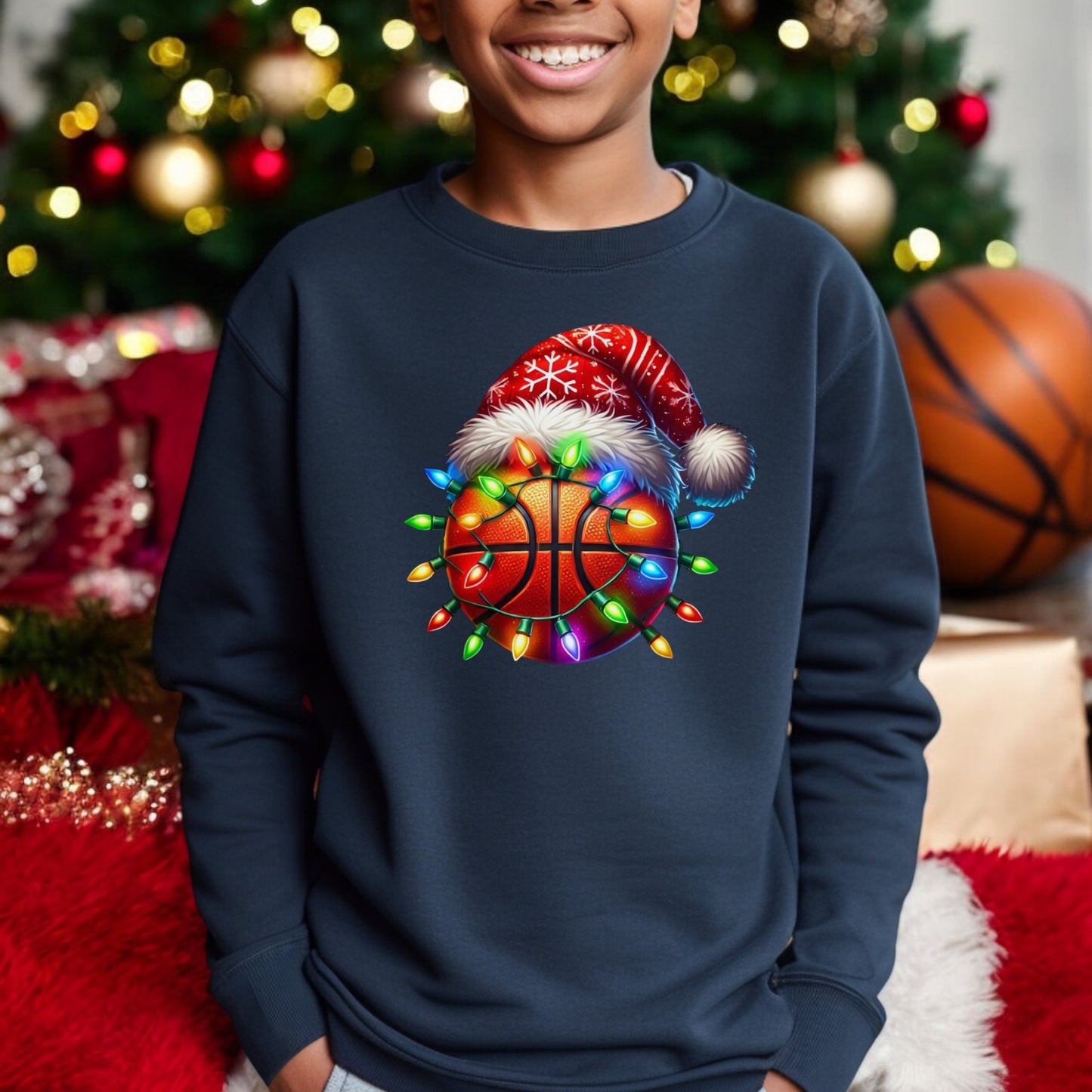 Christmas Hoops Sweatshirt