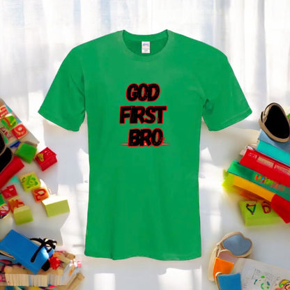 God First Bro kids Tshirt