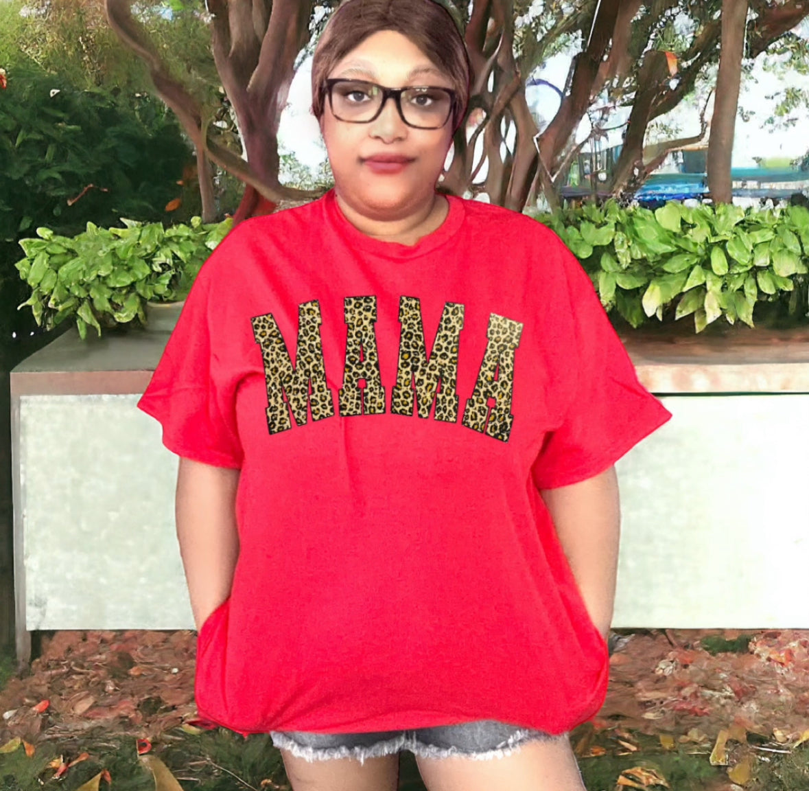 MAMA Cheetah T-Shirt