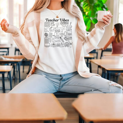 Teacher Vibes Tshirts