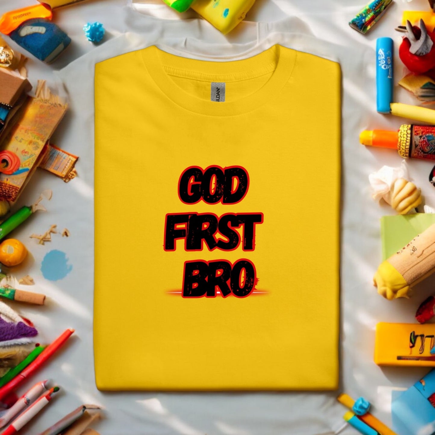 God First Bro kids Tshirt