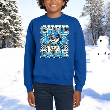 Chill Dude Snowman Sweatshirt