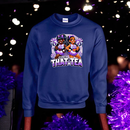 Clocking Cheer Tea Sweatshirt