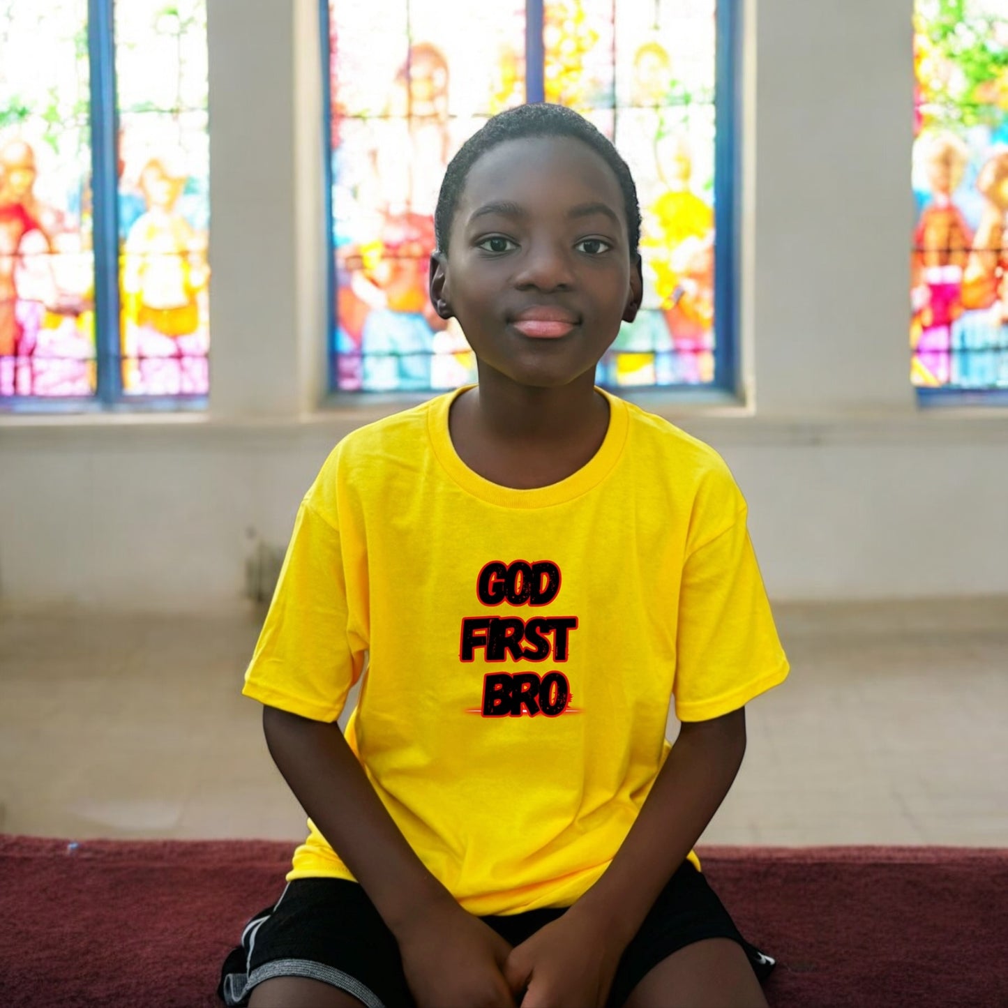 God First Bro kids Tshirt