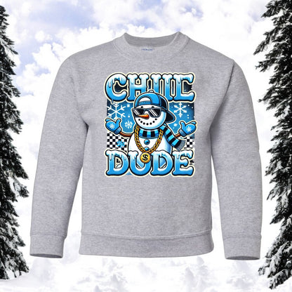 Chill Dude Snowman Sweatshirt