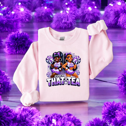 Clocking Cheer Tea Sweatshirt