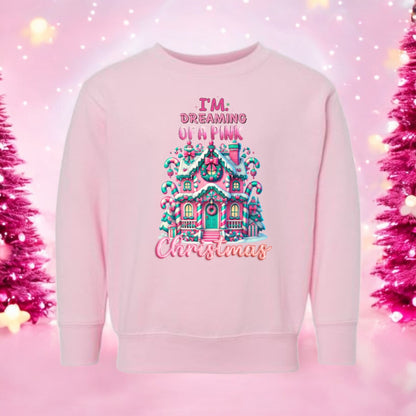 Dreaming of a pink Christmas Sweatshirt