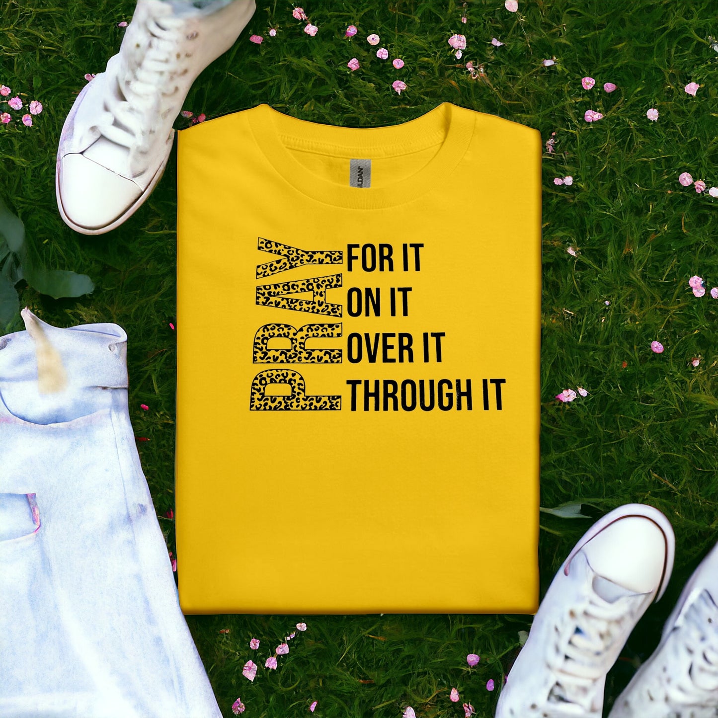 PRAY For On Over It Tshirt