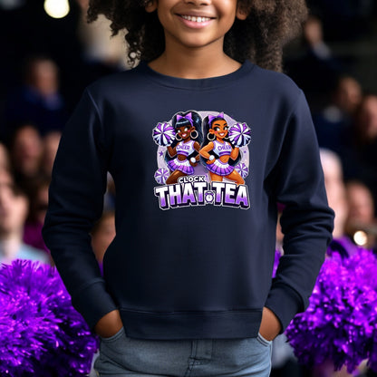 Clocking Cheer Tea Sweatshirt