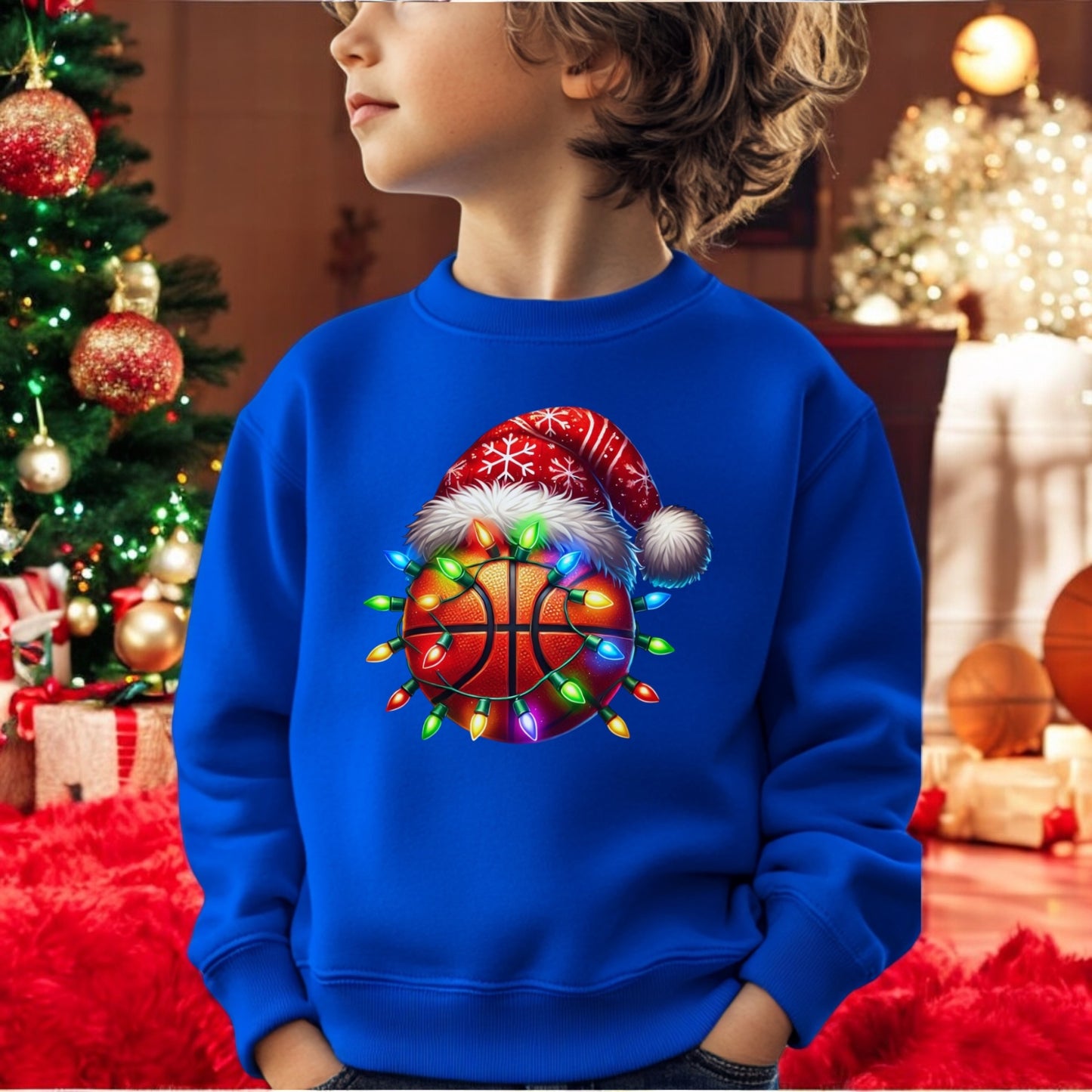 Christmas Hoops Sweatshirt