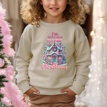 Dreaming of a pink Christmas Sweatshirt