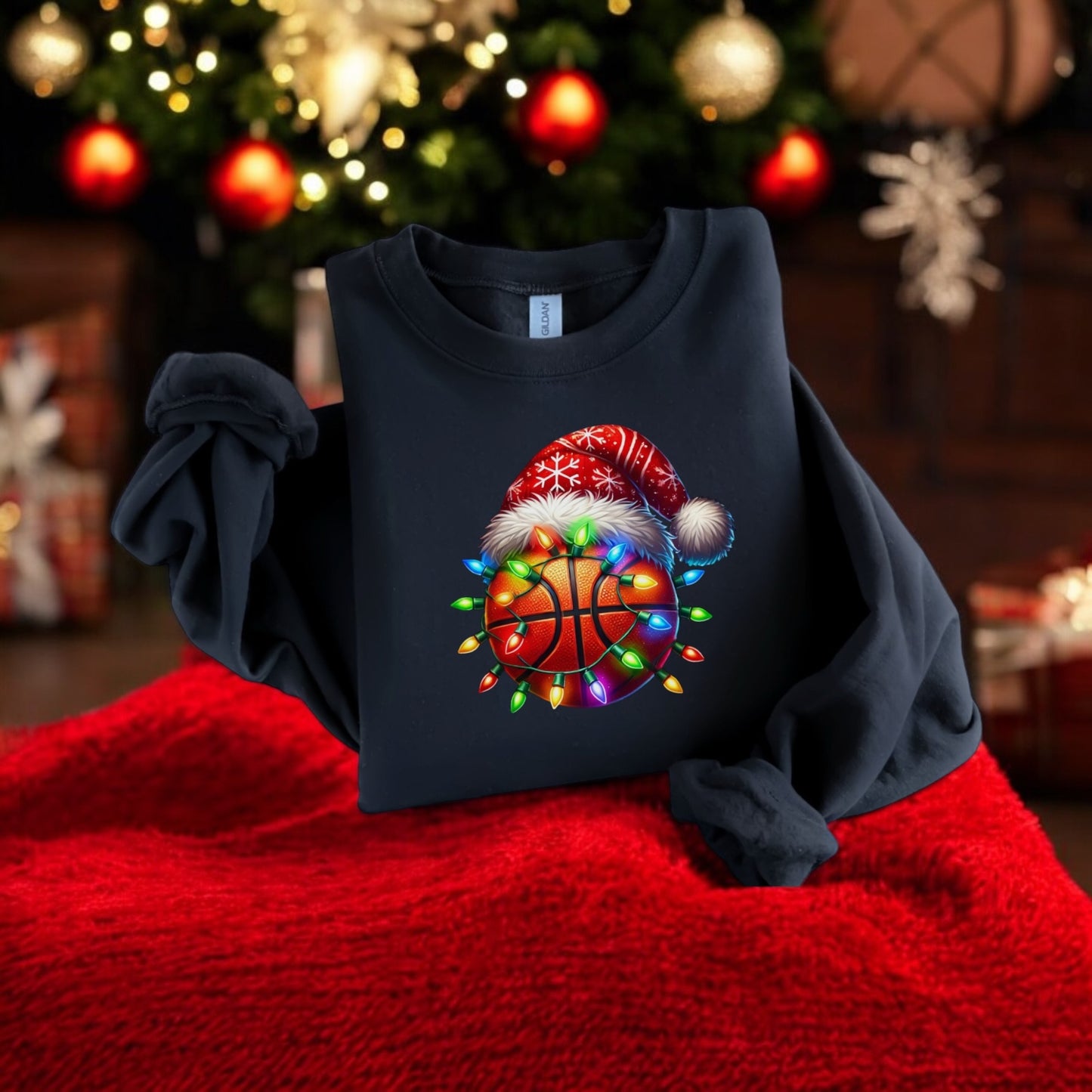 Christmas Hoops Sweatshirt