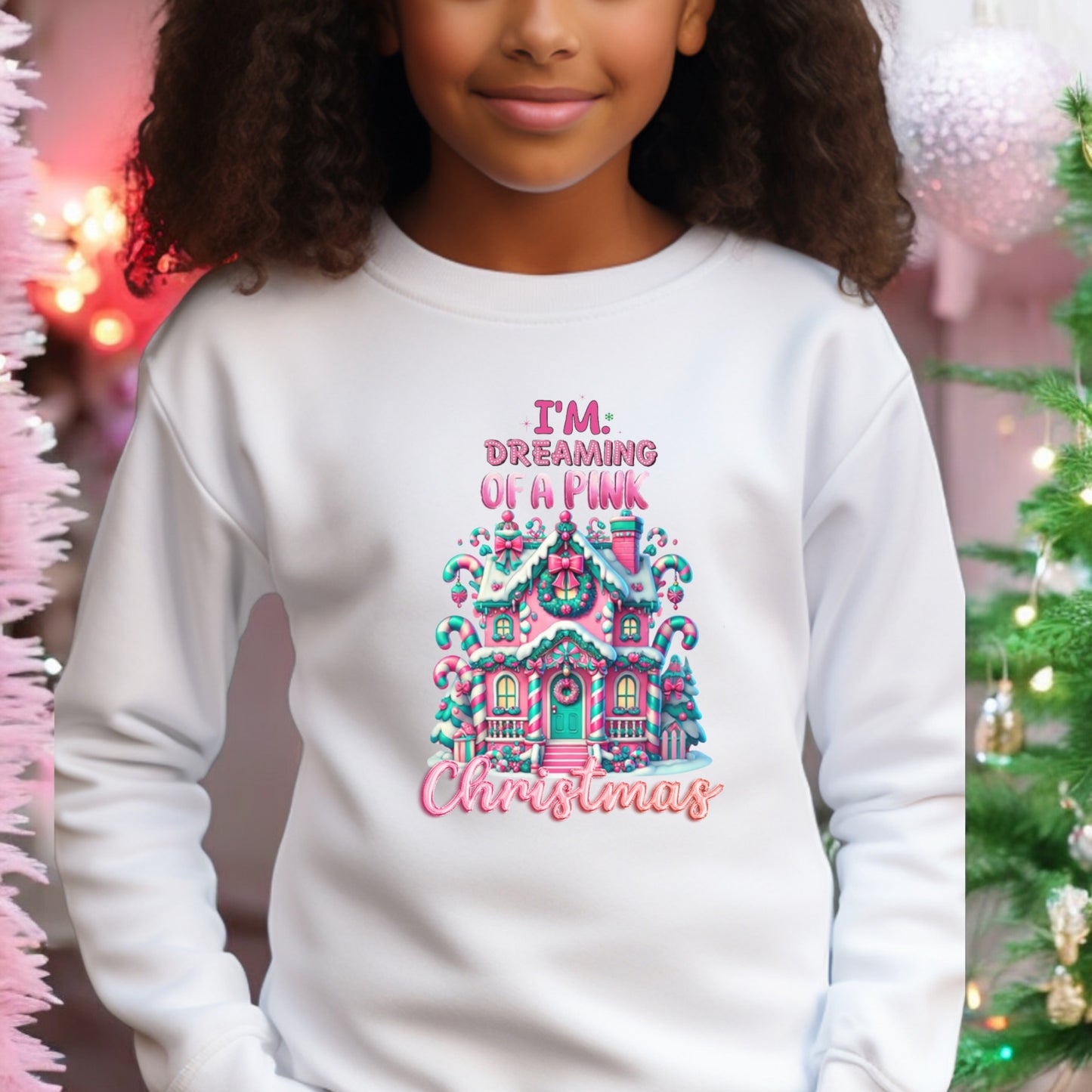 Dreaming of a pink Christmas Sweatshirt