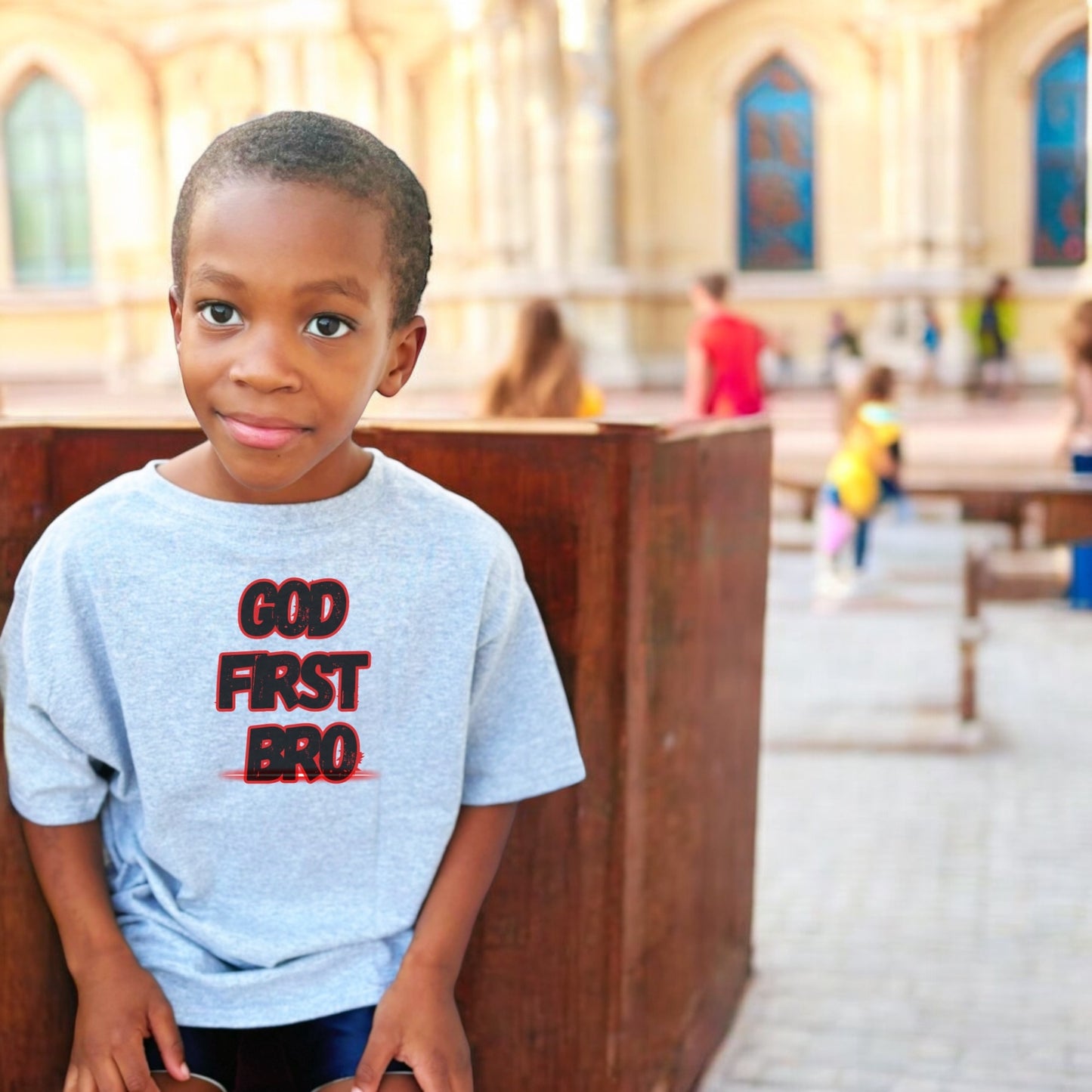 God First Bro kids Tshirt