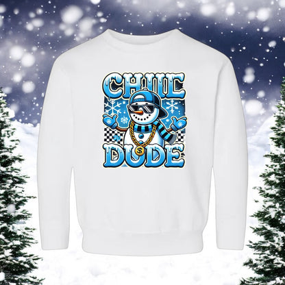 Chill Dude Snowman Sweatshirt