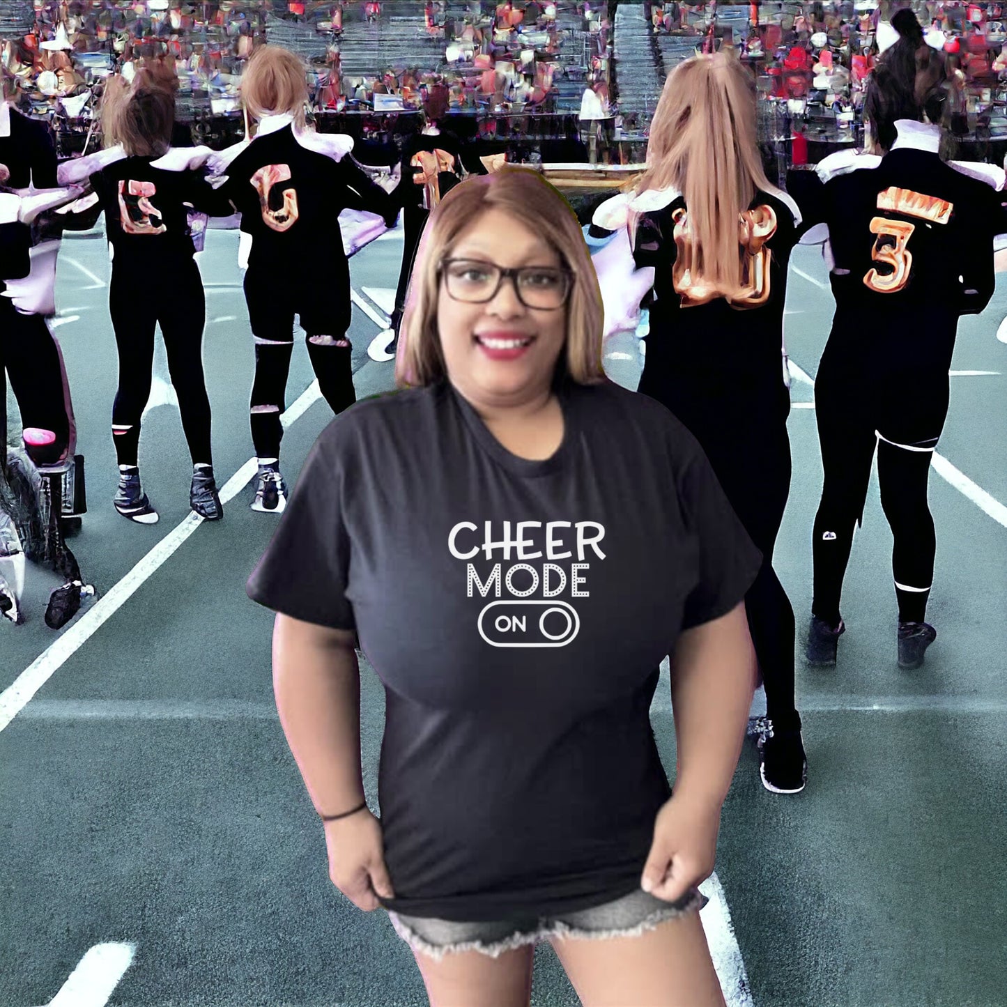 Cheer Mode On Tshirt