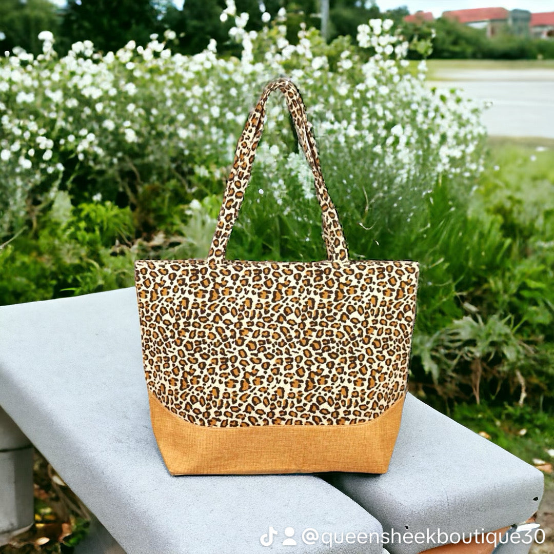 Wild Essence Leopard Tote Bag