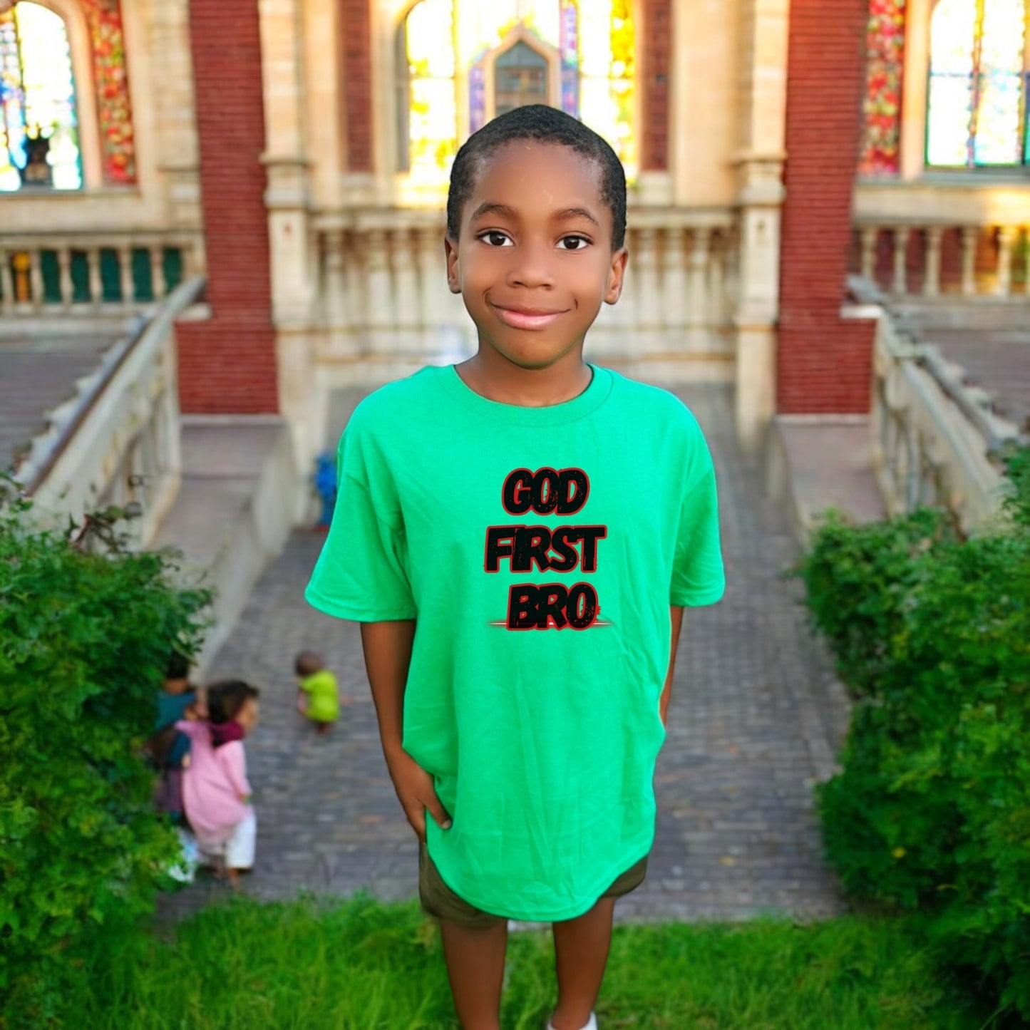 God First Bro kids Tshirt