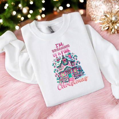 Dreaming of a pink Christmas Sweatshirt