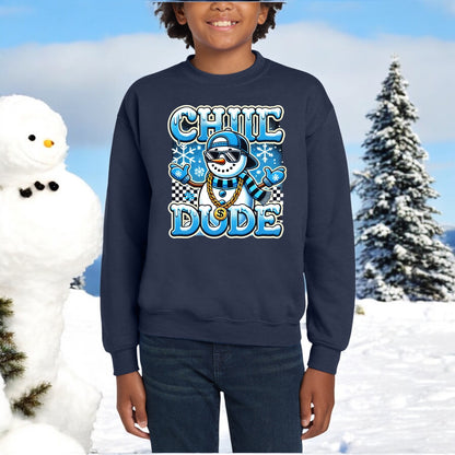 Chill Dude Snowman Sweatshirt