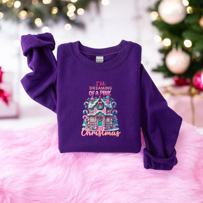 Dreaming of a pink Christmas Sweatshirt