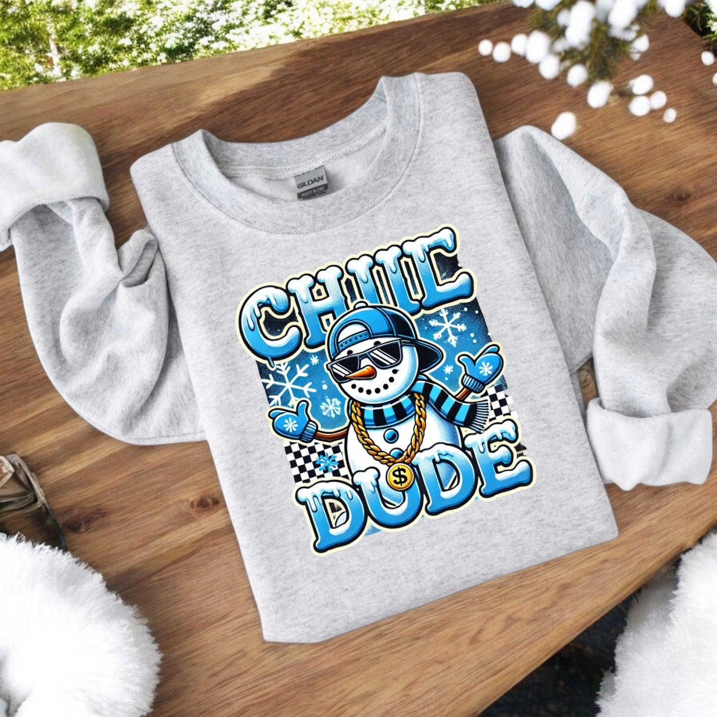 Chill Dude Snowman Sweatshirt