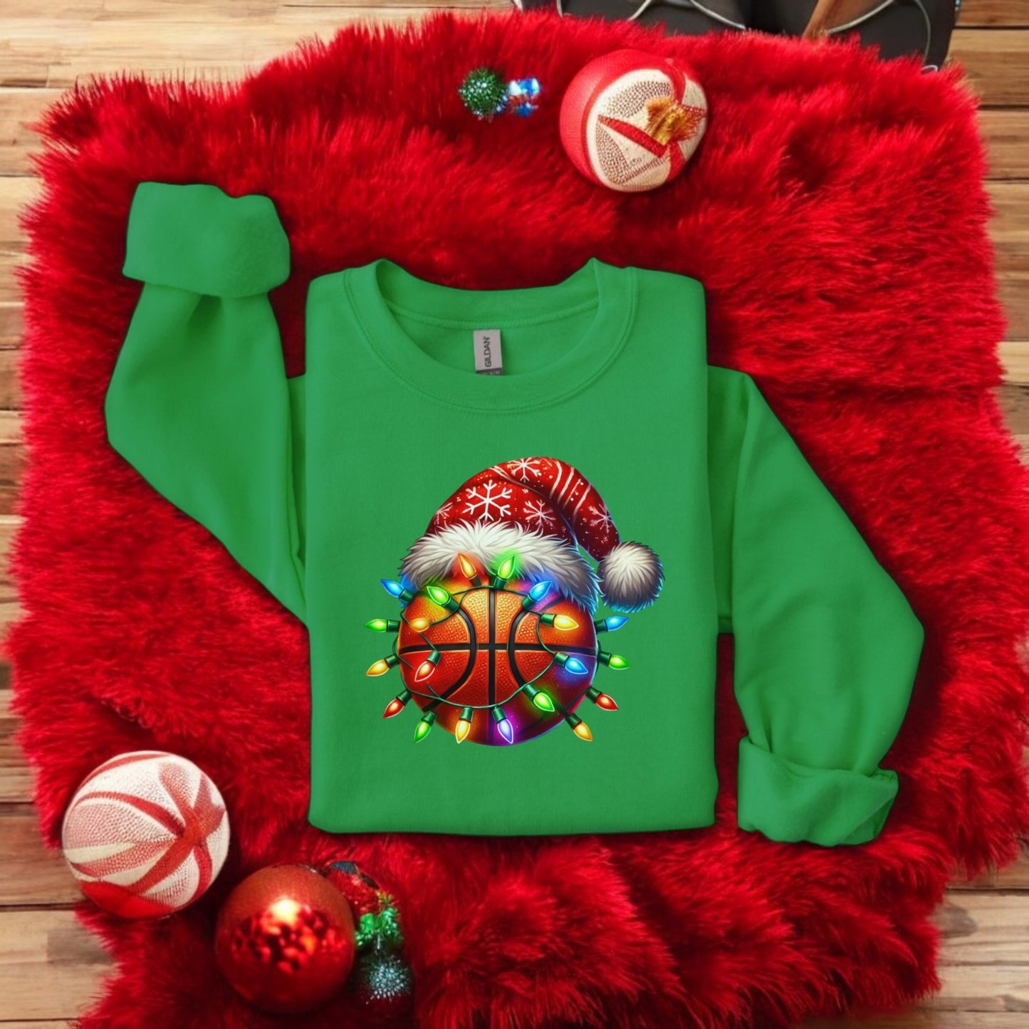 Christmas Hoops Sweatshirt