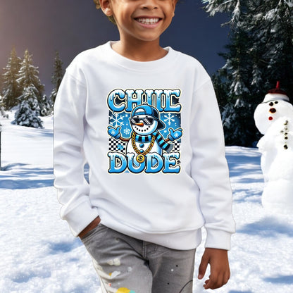 Chill Dude Snowman Sweatshirt